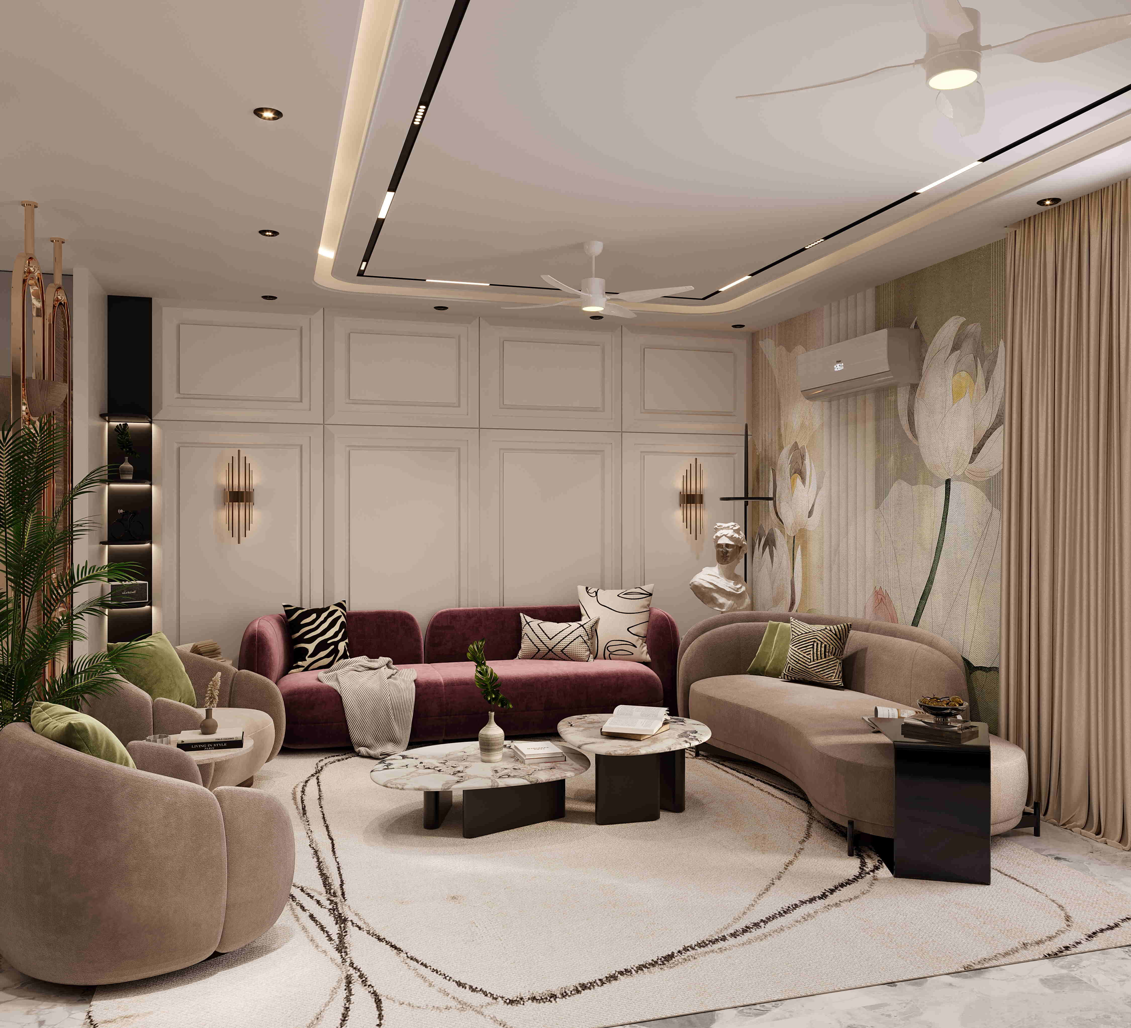 Luxurious dining room deisgning by North Change 